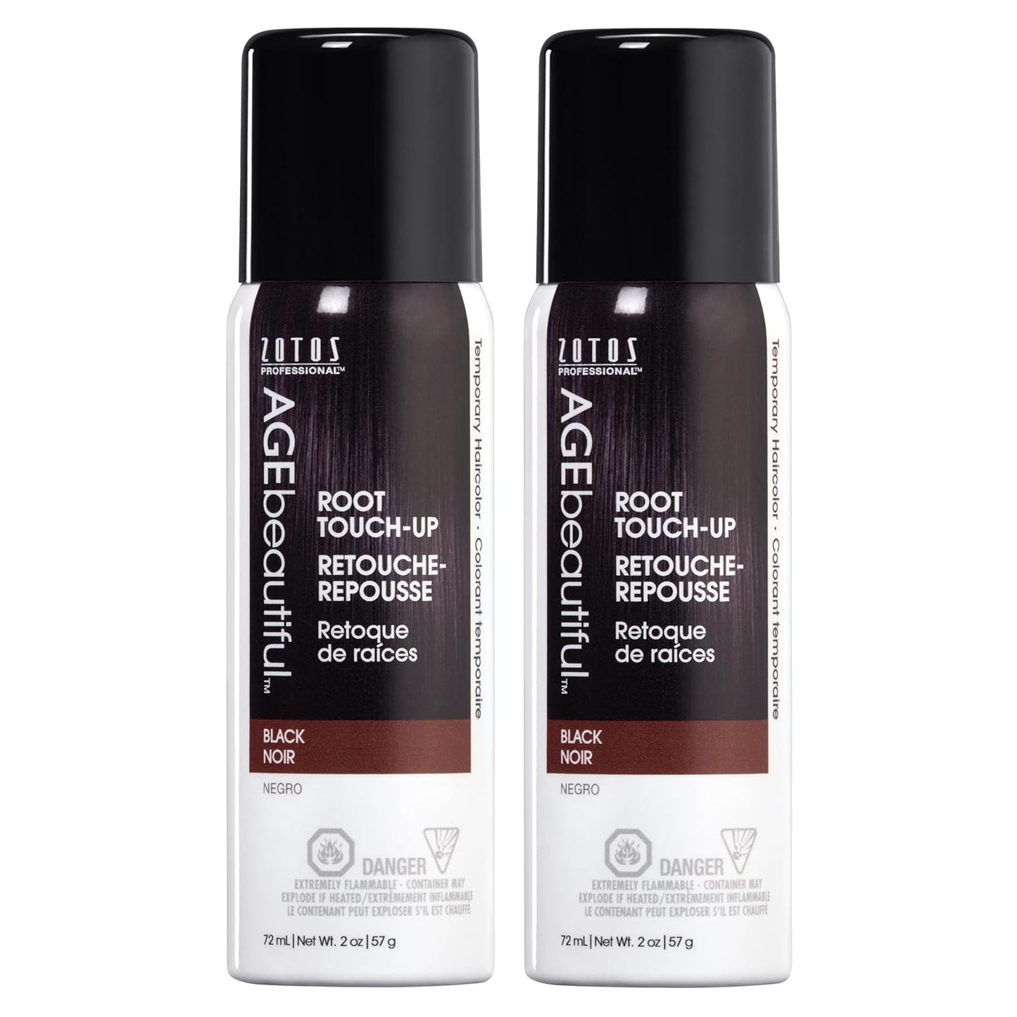 AGE beautiful Root Touch Up Hair Color Spray for Gray Conceal