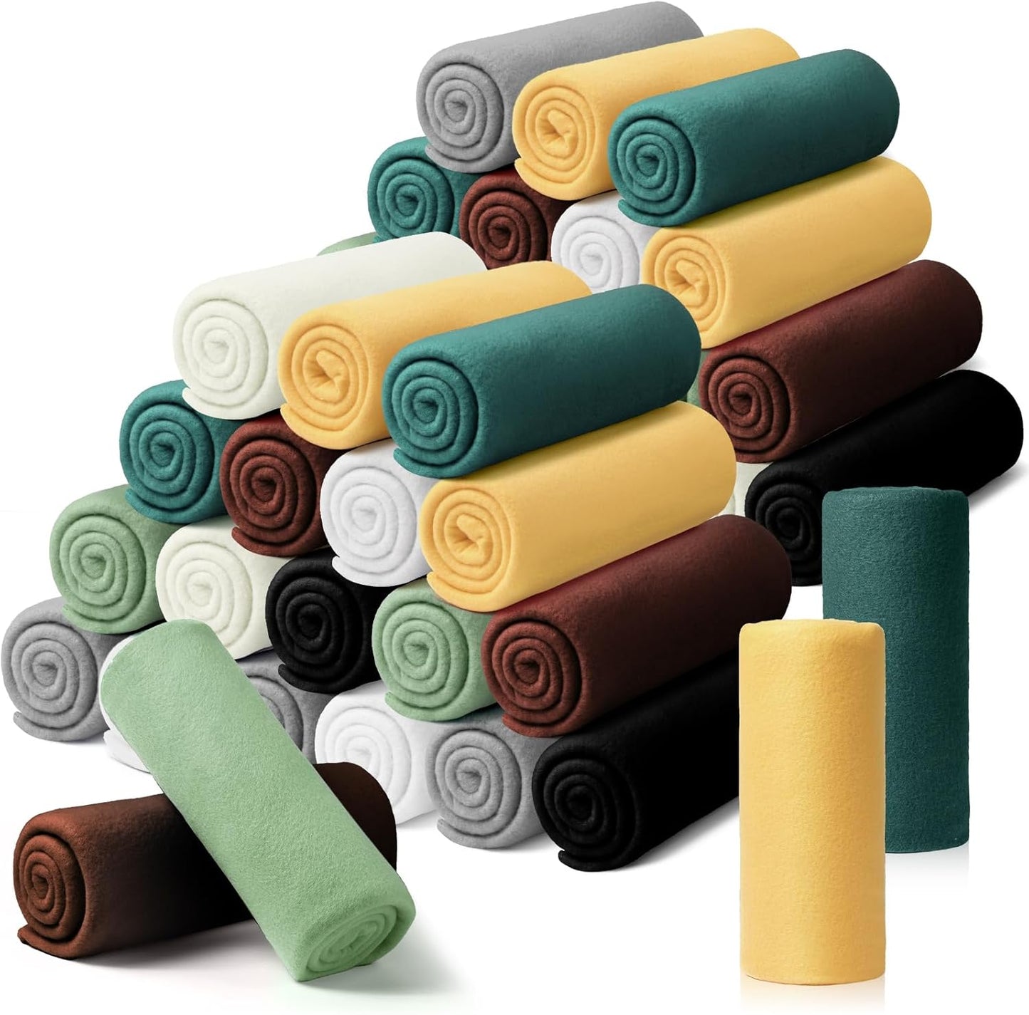 Kinlop Fleece Blanket Bulk 60 x 50 Inch Cozy Soft Warm Throws