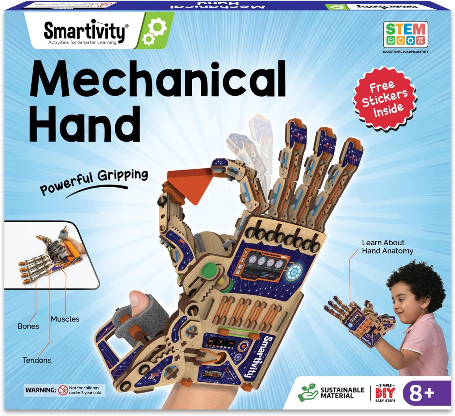 STEM Robotic Hand Kit | Award-Winning Gift