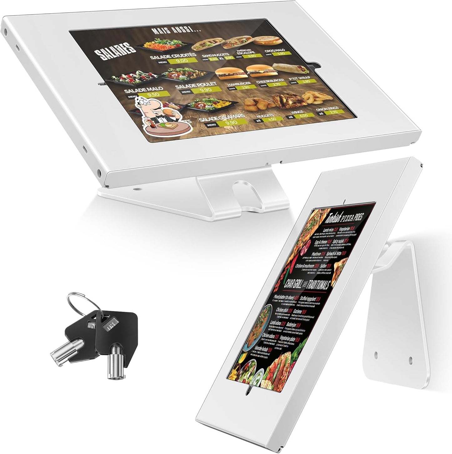 Anti-Theft Tablet Stand for iPad - Secure Kiosk Mounting Solution
