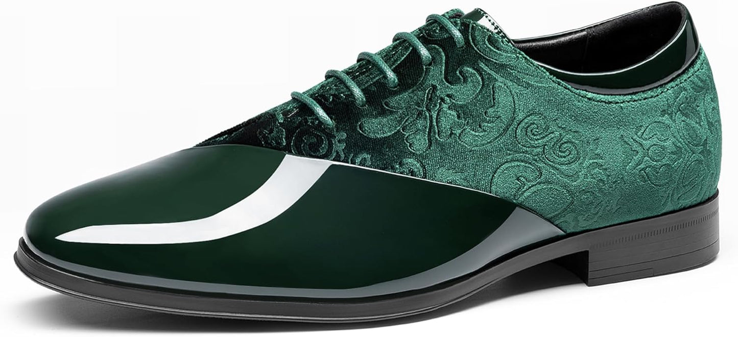 Bruno Marc Men's Dress Tuxedo Shoes for Formal Occasions