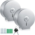 Mifoci Industrial Toilet Paper Holder 2-Pack - Durable Jumbo