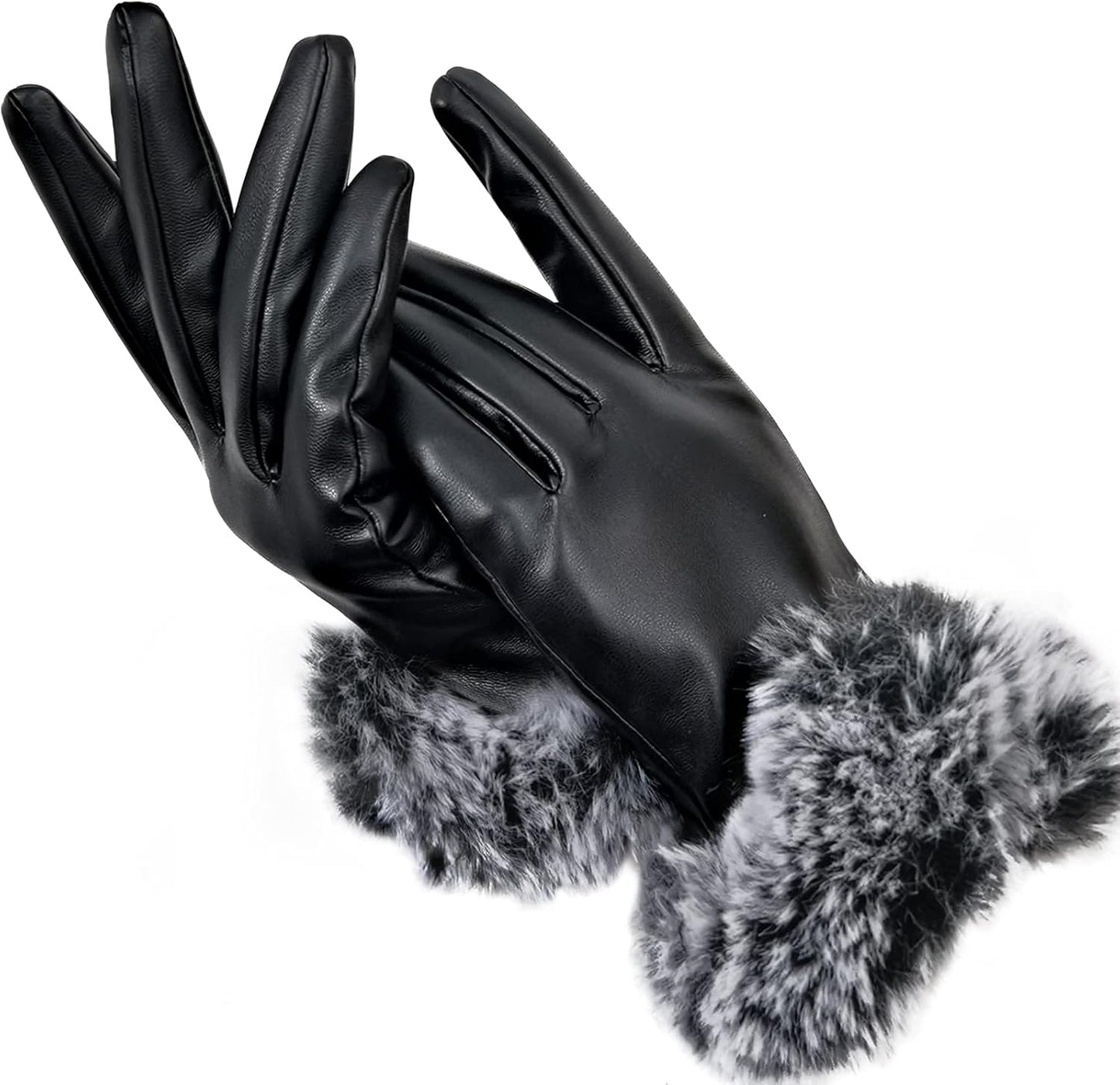 Leamekor Warm Touchscreen Leather Gloves