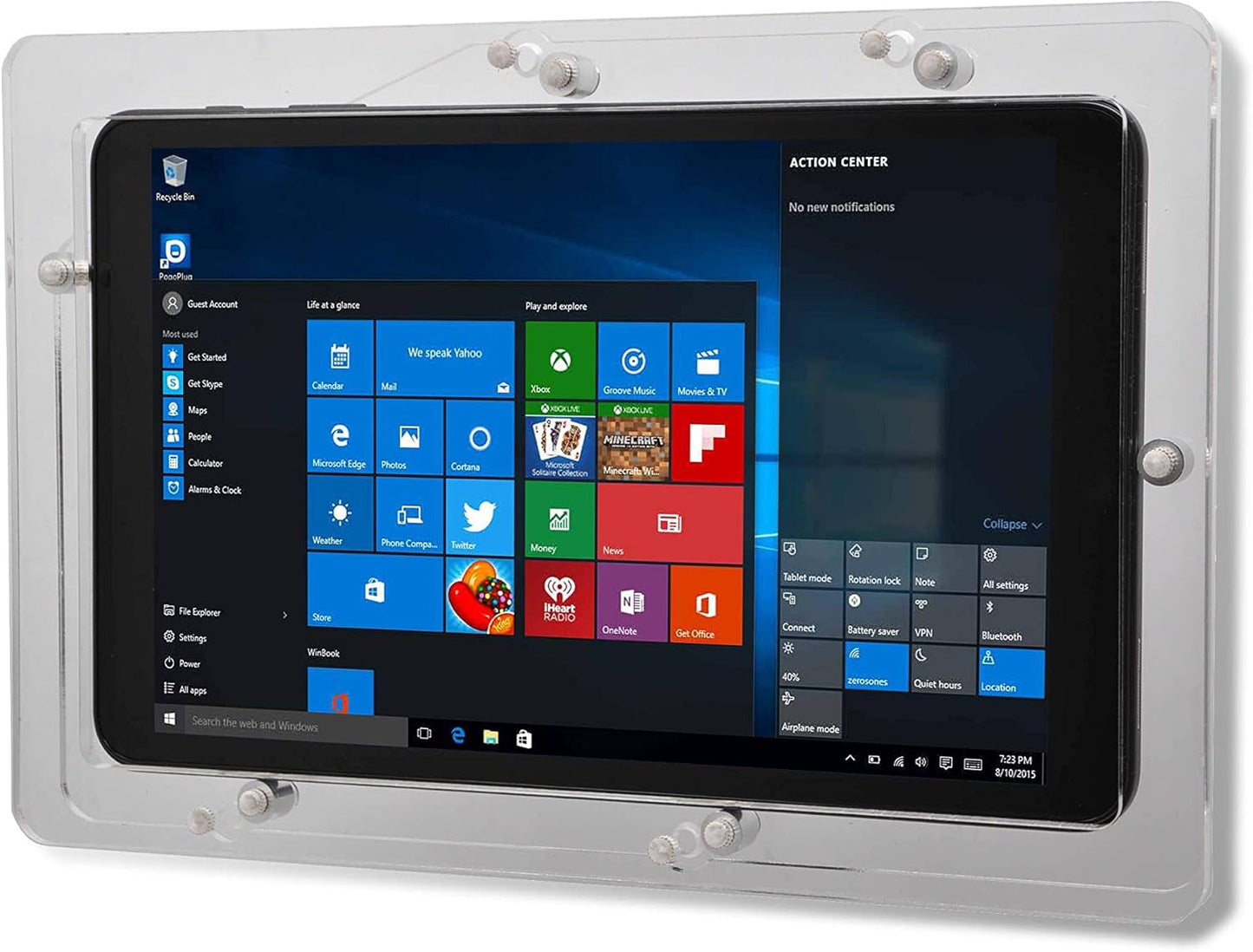 TABcare Anti-Theft Security Acrylic VESA Case for Surface Pro X
