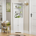 Corner Cabinet Shelves for Corner Storage - Space Saving Two Door Unit