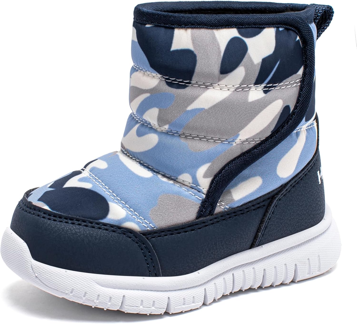HOBIBEAR Boys Girls Toddler Snow Boots Waterproof Slip Resistant