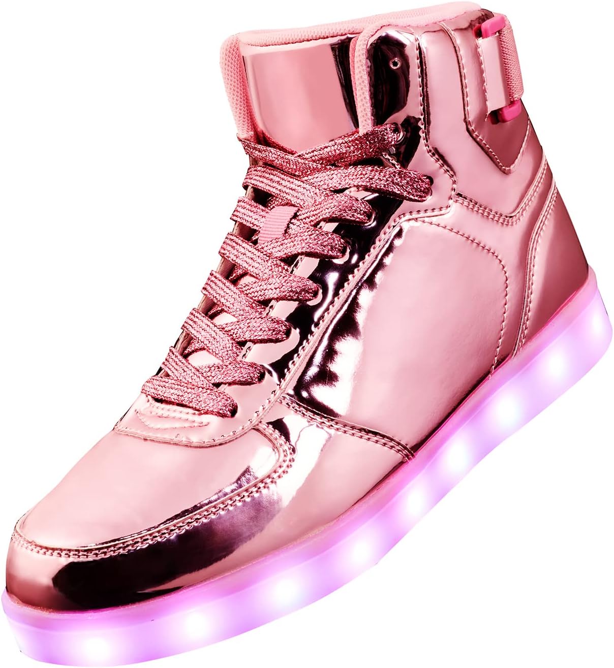 DIYJTS LED Light Up Shoes - High Top USB Rechargeable Sneakers