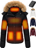 Wulcea Graphene Heated Jacket For Women - Fast Warmth, Large Battery