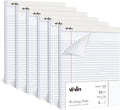 ViVin Legal Pads 8.5 x 11 in Wide Ruled Notepads - Pack of 6
