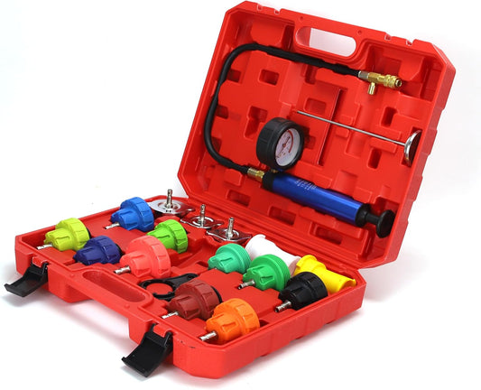 18pack Universal Radiator Pressure Leak Tester Kit for Cars