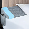 Kayfia Full Size Pillow Wedge for Headboard Gap Filler - Stops Slips