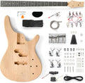 Ktaxon DIY Electric Bass Guitar Kit for Creative Musicians