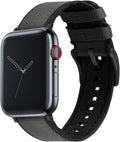 Cordura Fabric & Silicone Hybrid Watch Band - Waterproof Durability
