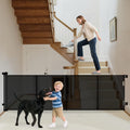 Retractable Baby Gate Mesh Gate 34in Tall Extends to 120in