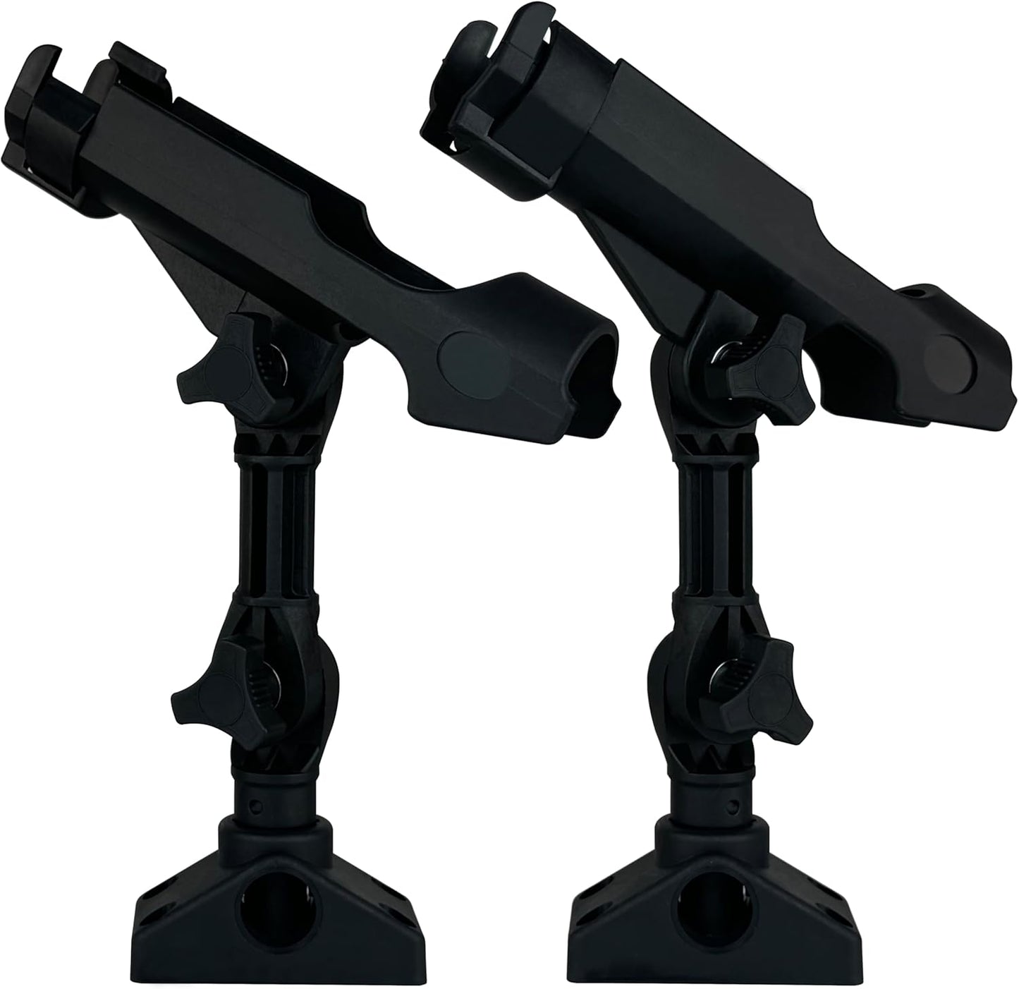 2 Pack Baitcaster/Spinning Rod Holder with Side Deck Mount