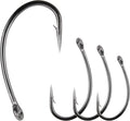 Carp Fishing Hooks - 120pcs Barb Curved Shank Circle Hooks for Hair