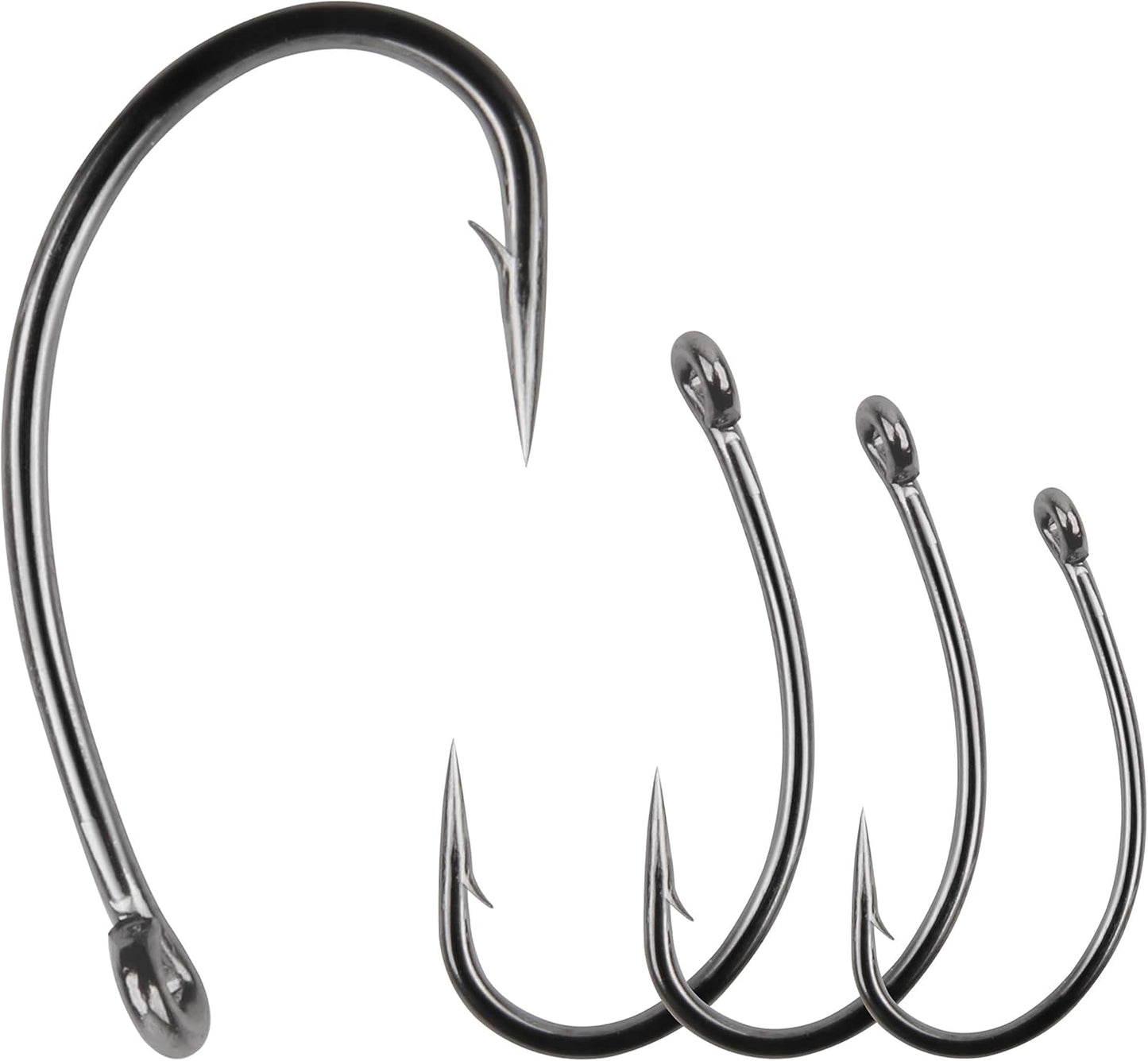 120pcs SILANON Barb Curved Carp Hooks - Ultimate Fishing Tackle