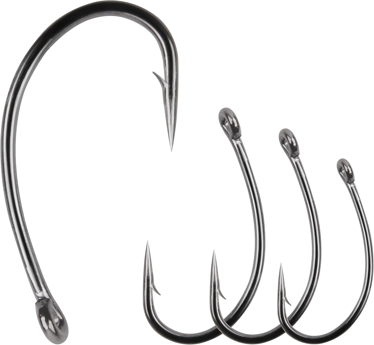120pcs SILANON Barb Curved Carp Hooks - Ultimate Fishing Tackle