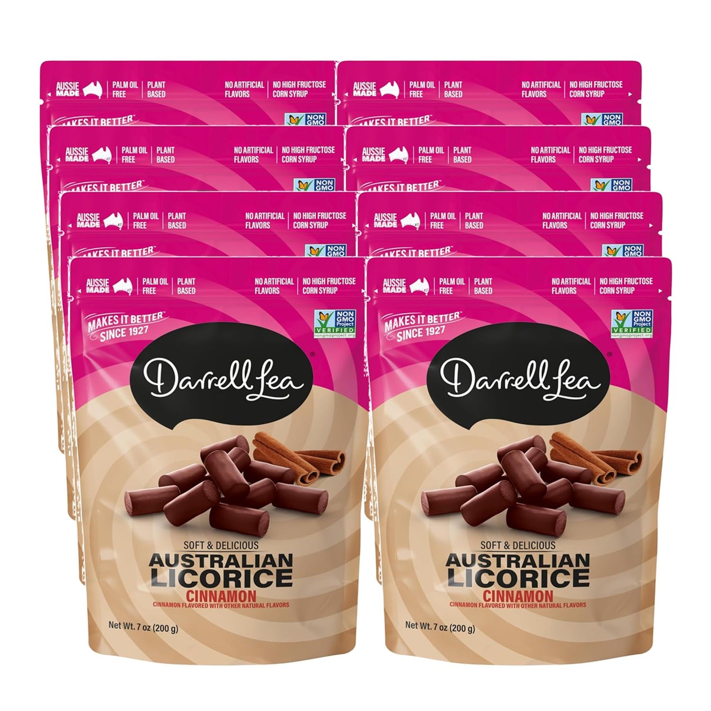 Darrell Lea Soft Australian Licorice - Chewy Cinnamon Treats