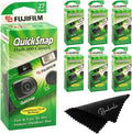 Fuji Film Quicksnap Flash Disposable Camera 400 ISO 6 Pack - Ready