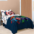 Marvel Comics Avengers Invincible Queen Bed Set - Organic Cotton