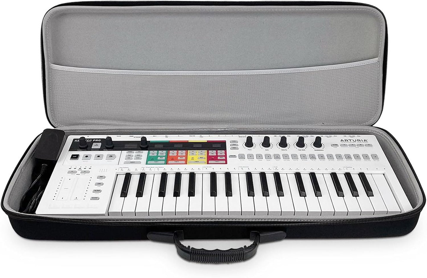 Custom-Fitted Hard Case for Arturia KeyStep Pro and MiniFreak