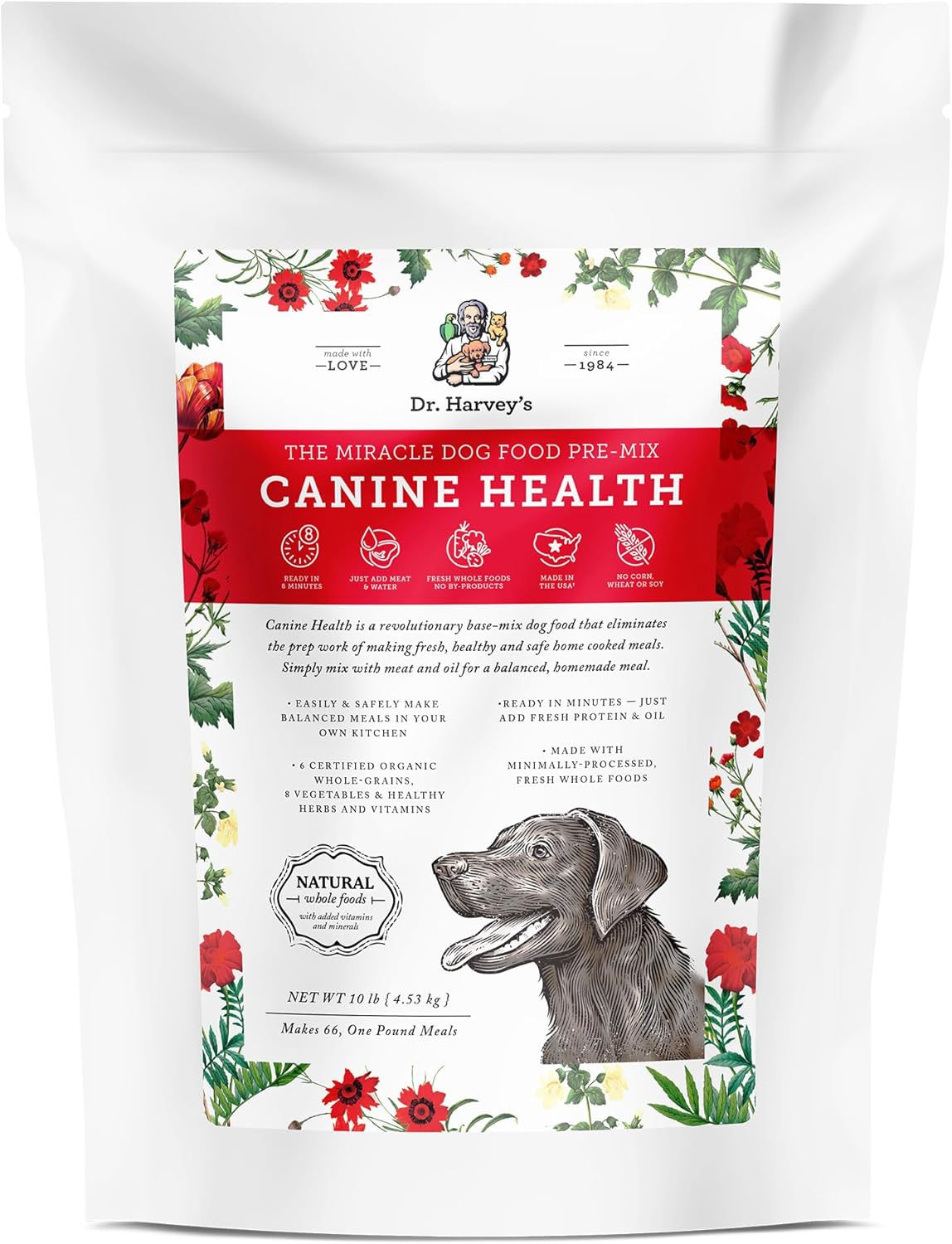 Dr. Harvey's Canine Health Miracle Dog Food for Balanced Meals