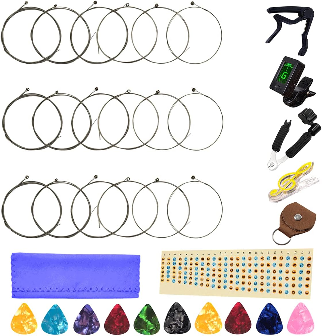 Complete Guitar Accessories Kit by JYsun