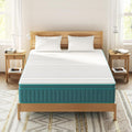 Firm Full Mattress, 14 in Cooling-Gel Memory Foam and Pocket Spring