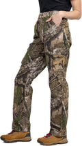Realtree Camo Cargo Women's Pants - Lightweight Ripstop Zip-Off Pants