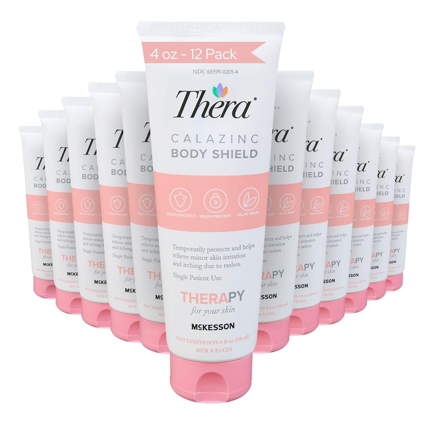Thera Calazinc Body Shield Cream for Skin Protection and Care