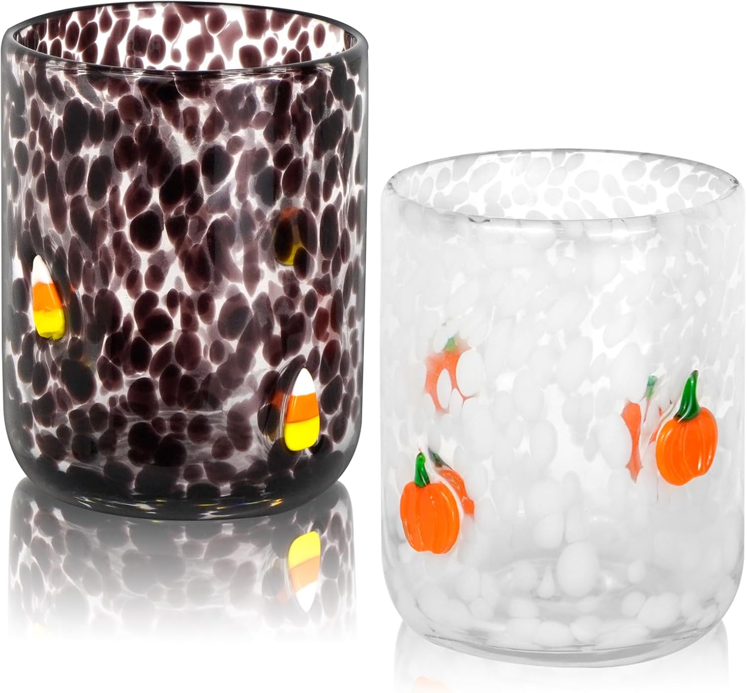 Halloween Icon Juice Glasses Set for Festive Celebrations