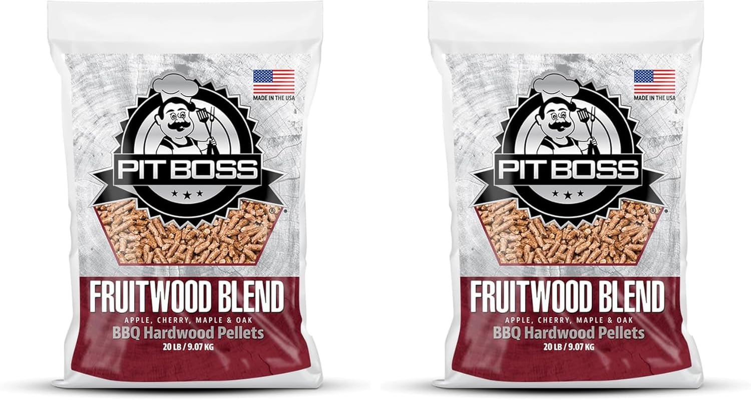 Pit Boss 20 Pound Fruitwood Blend All Natural BBQ Wood Pellets
