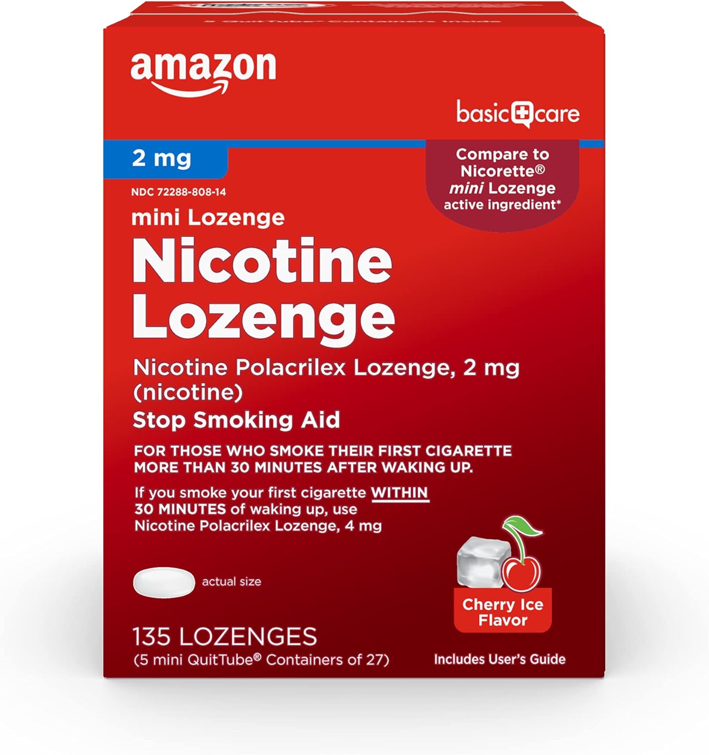 Mini Nicotine Polacrilex Lozenge 2 mg Cherry Ice Flavor Review