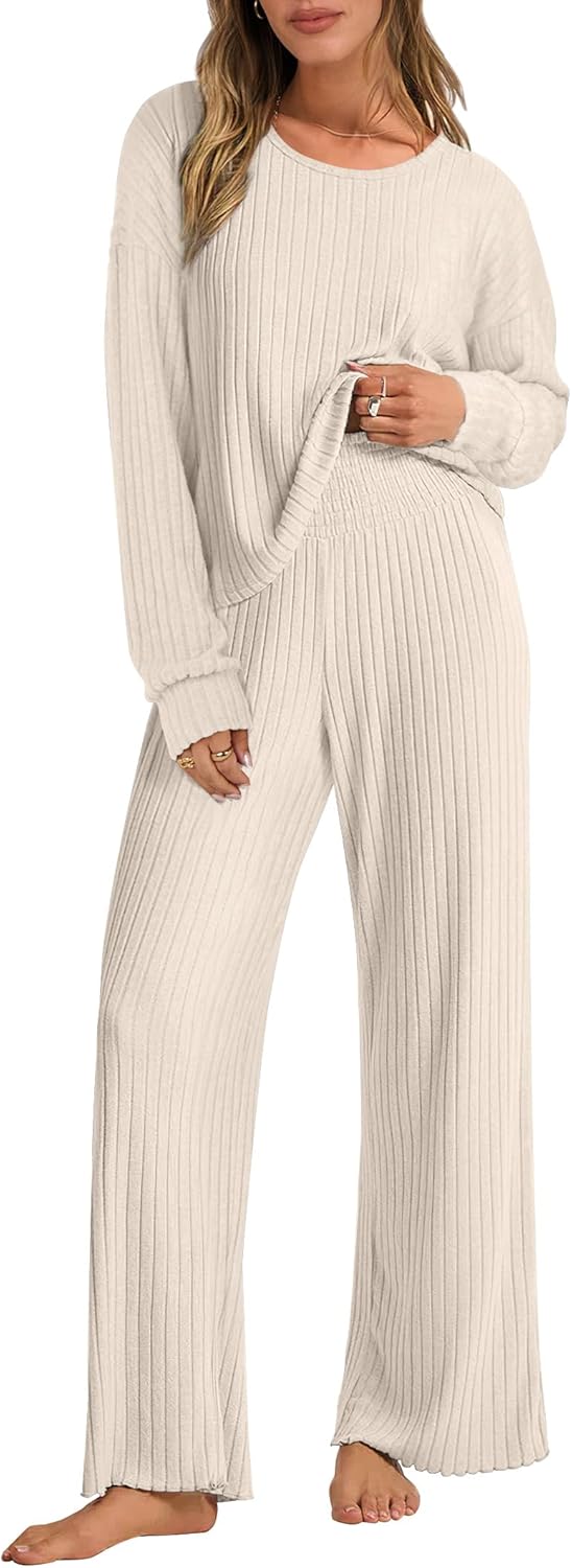 Comfortable Women 2 Piece Lounge Pajamas Sets for Fall 2025