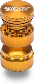 Santa Cruz Shredder Metal Spice Grinder Knurled Top 3-Piece 2.2in