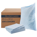 Disposable Pillow Case Covers Standard Size Blue - Medical Use