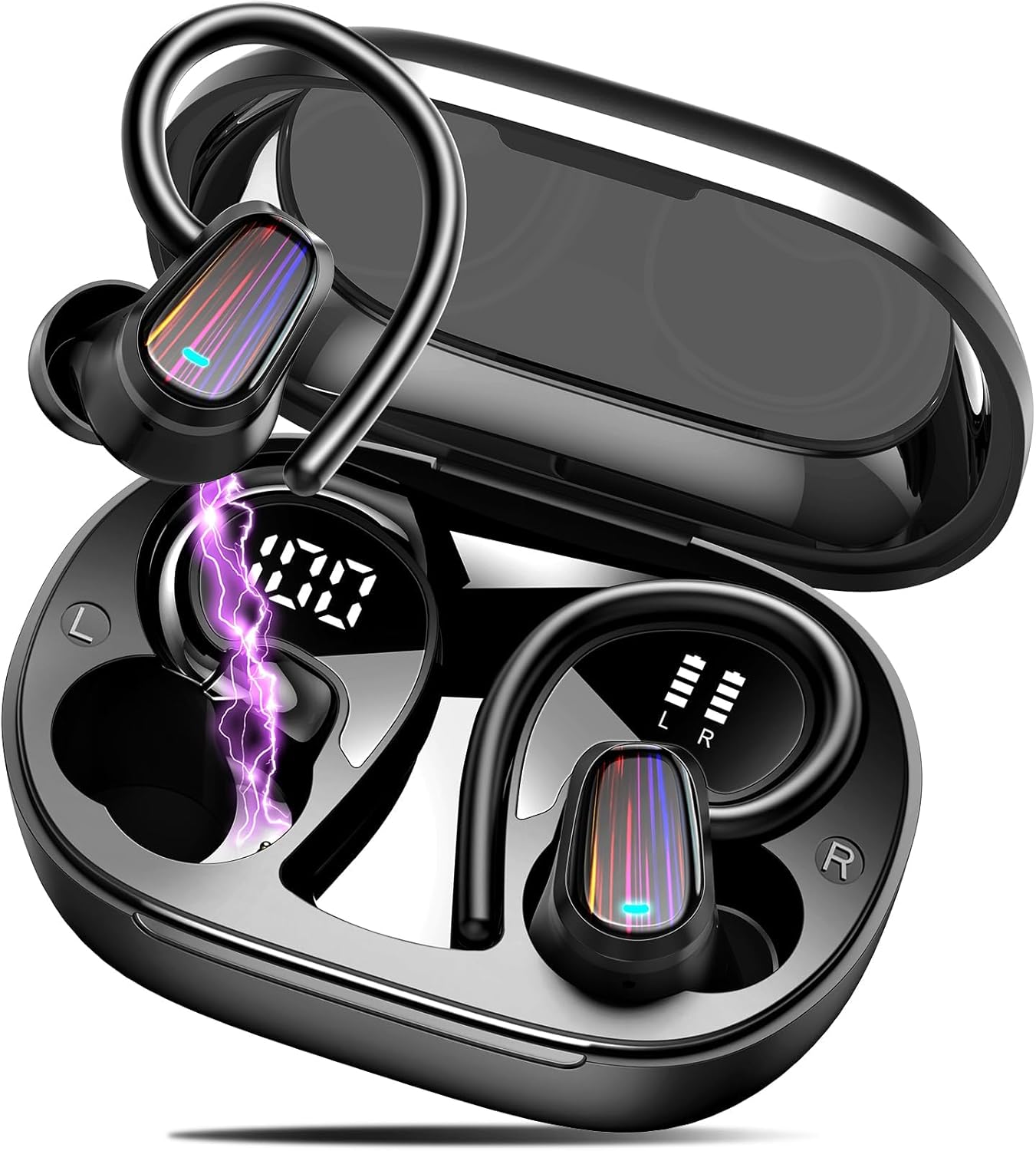 OYIB Wireless Earbuds: 50H Sport Earbuds with Deep Bass