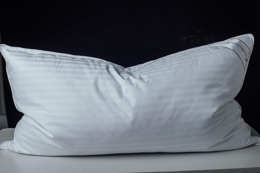 Goose Down Feather Soft Pillows for Comfortable Sleep Support