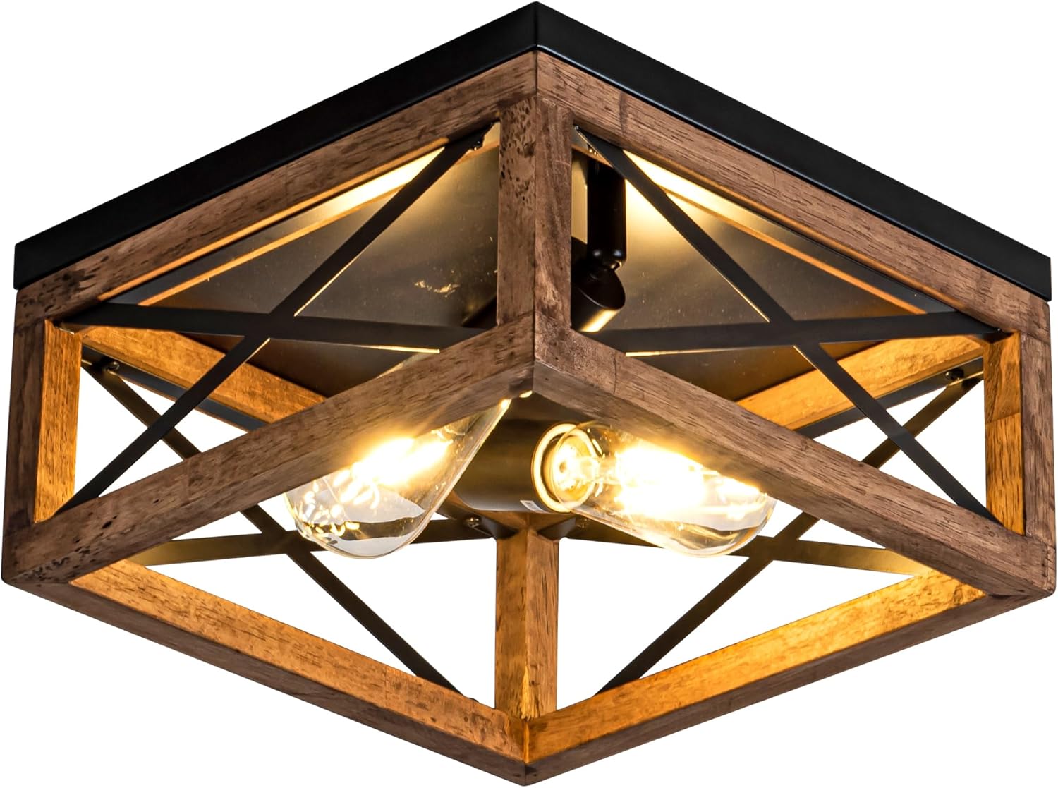 Flush Mount Ceiling Light Fixture for Kitchen and Hallway