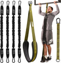 Pull Up Assistance Bands Set - Stackable 50-200lb Adjustable Help