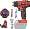 LIVOWALNY Cordless Heat Gun Compatible with Milwaukee 18V Battery