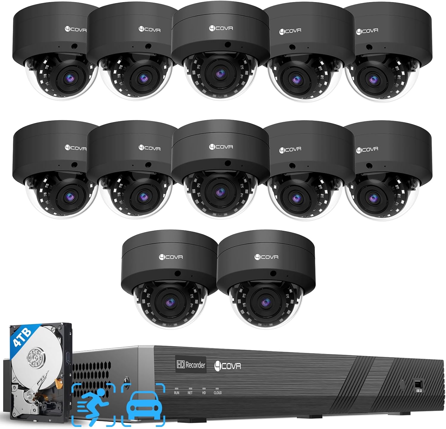 4COVR 16 Channel PoE Business Security Camera System Review