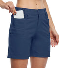 Women's Hiking Cargo Golf Shorts - Stretch, Water Resistant, UPF50