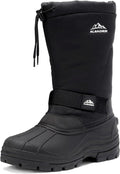 ALEADER Men's Winter Waterproof Insulated Shell Warm Snow Boots - Warm
