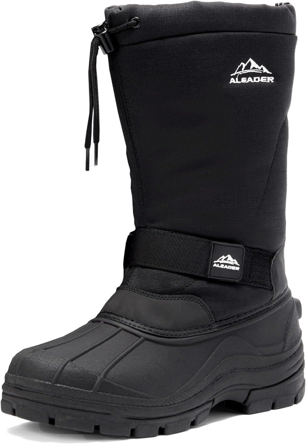 ALEADER Men's Winter Waterproof Insulated Snow Boots for Comfort