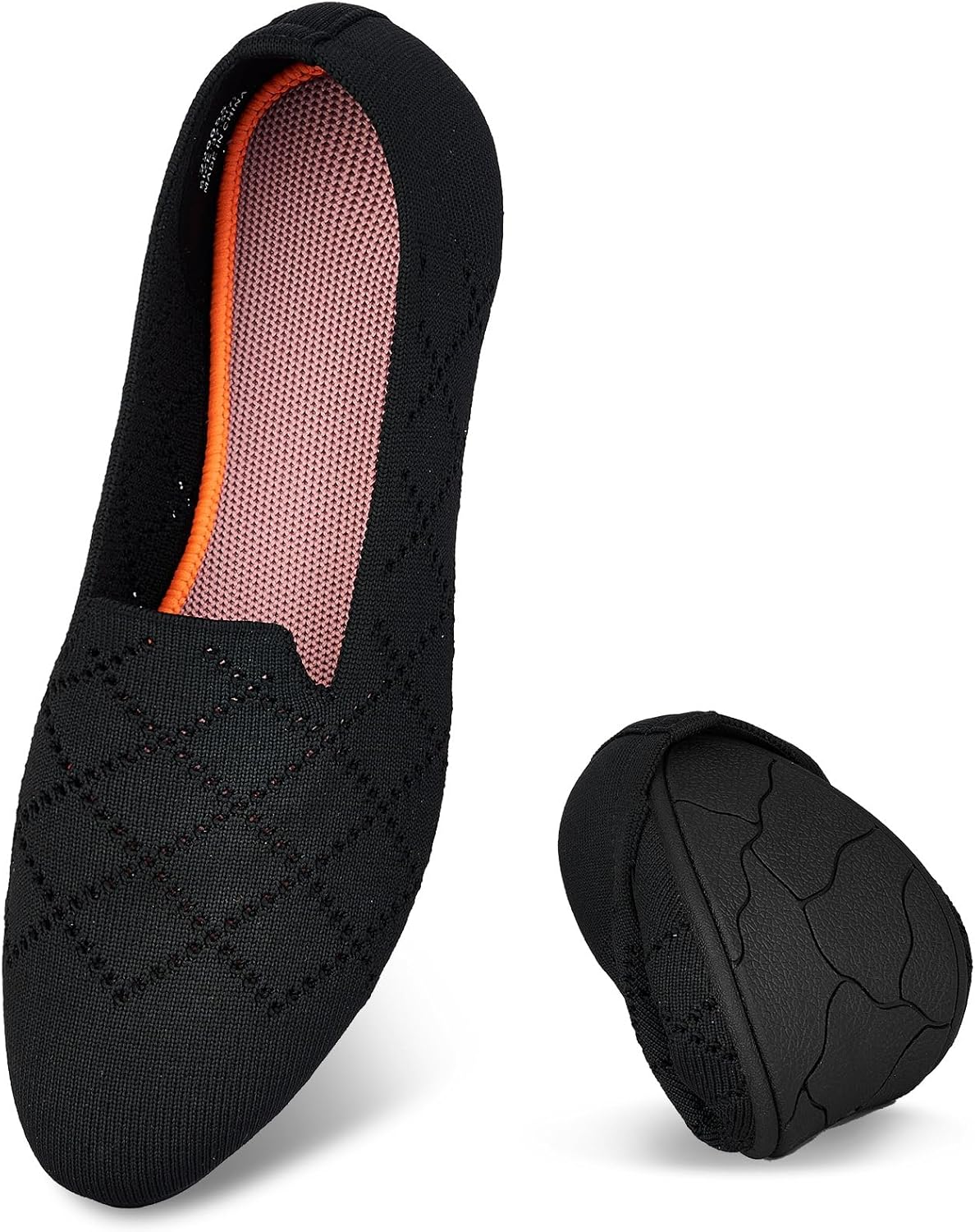 Puxowe Flats for Women: Comfortable Round Toe Ballet Shoes