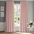 MIULEE Baby Pink Velvet Curtains 90 in - Luxury Blackout Drapes