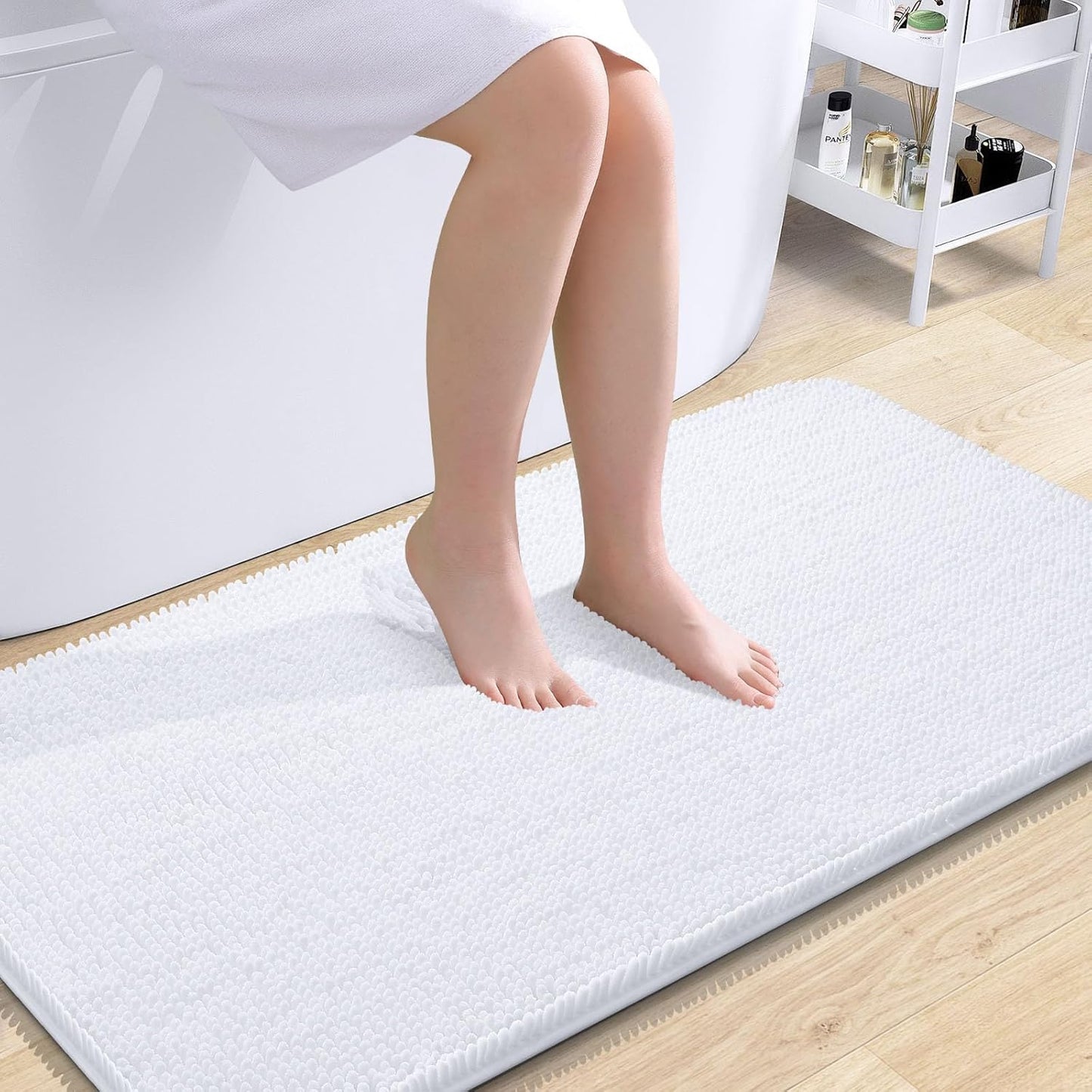 Extra Soft Chenille Bath Rugs for Cozy Bathroom Comfort