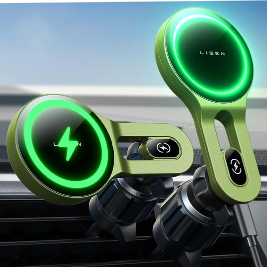 Fast Wireless Charging Car Mount by LISEN